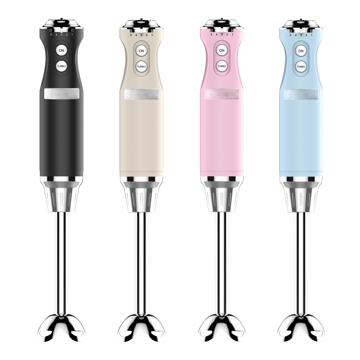 Westinghouse Multi-Speed Immersion Hand Blender - Retro Series, 4 Colors