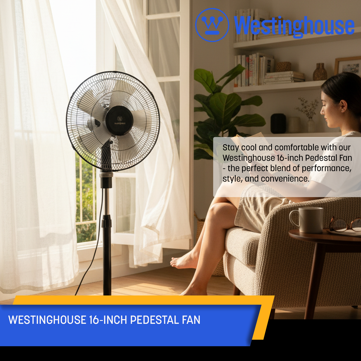 Westinghouse 16-Inch Pedestal Fan