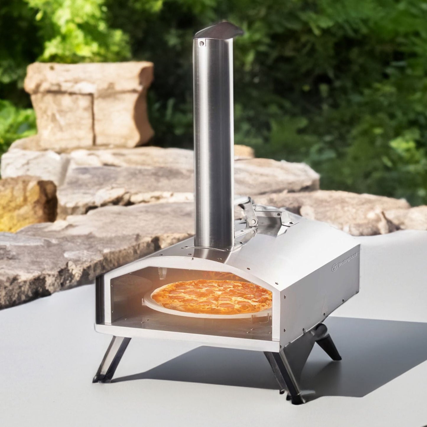 12" Wood Pellet Pizza Oven with Rotating Stone