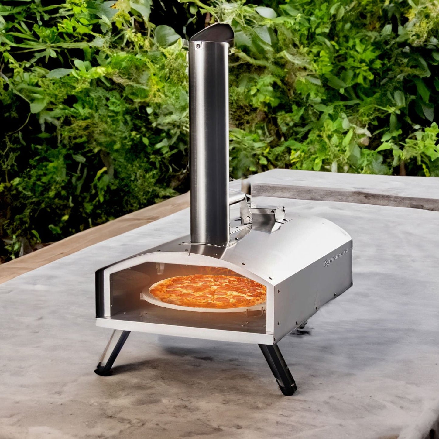 12" Wood Pellet Pizza Oven with Rotating Stone