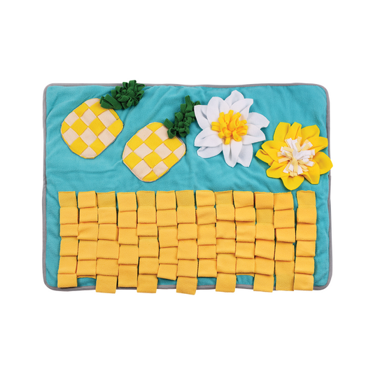 Pineapple Snuffle Mat, Interactive Feeding Mat for Pets