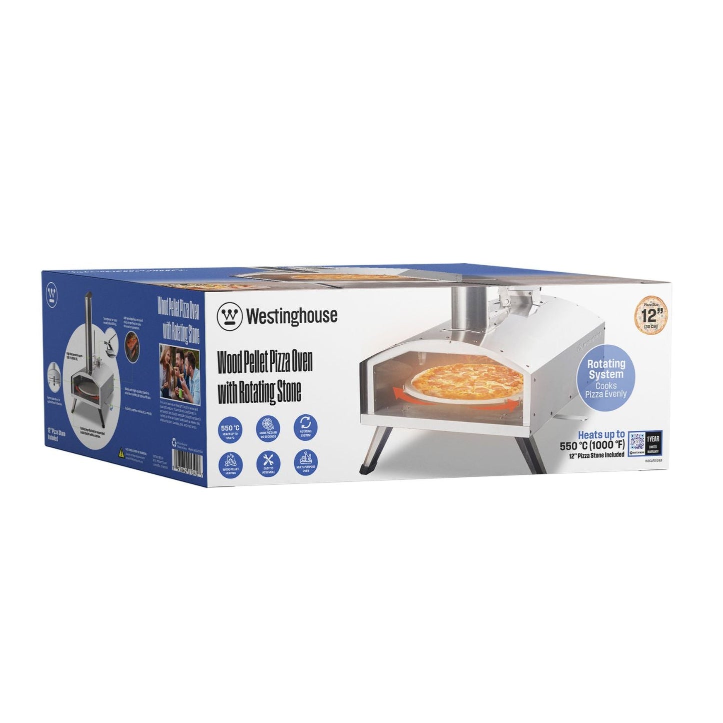 Westinghouse 12-Inch Wood Pellet Pizza Oven