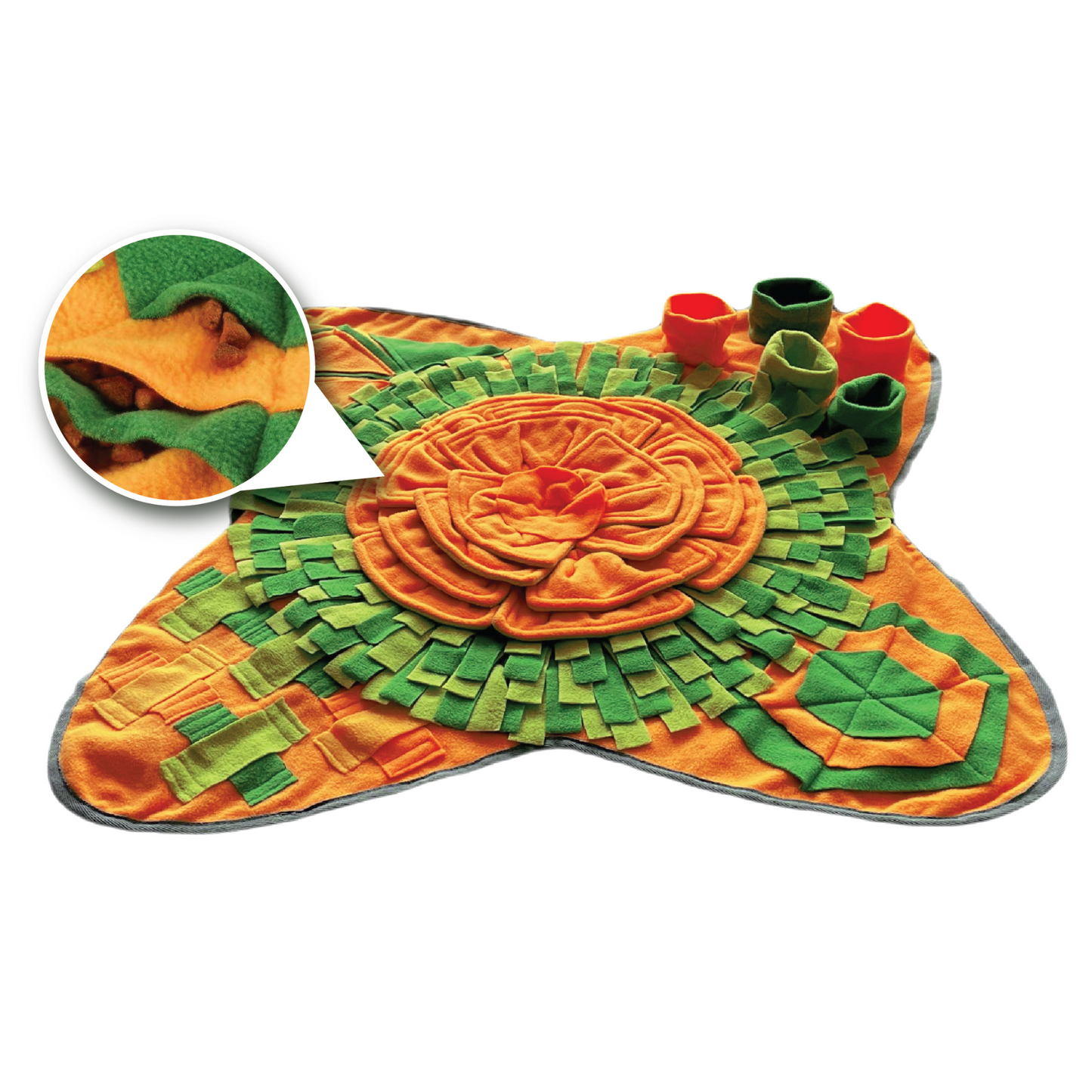 Archstone Pets Snuffle Mat - Clover, Feeding Training Mat