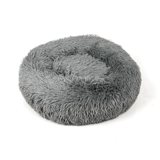 Archstone Pets Donut Bed - Gray, Raised Edges, S M L Sizes
