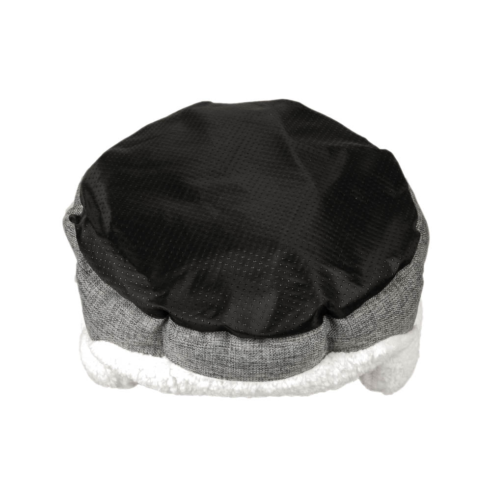 Archstone Pets Glove Bed - Gray, Sherpa Lining, S M L Sizes