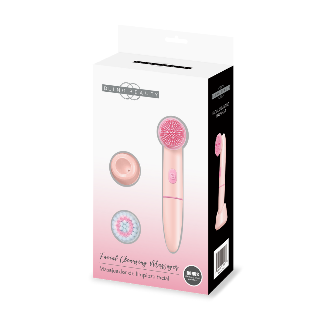 Bling Beauty Facial Cleansing Massager - Silicone Brush