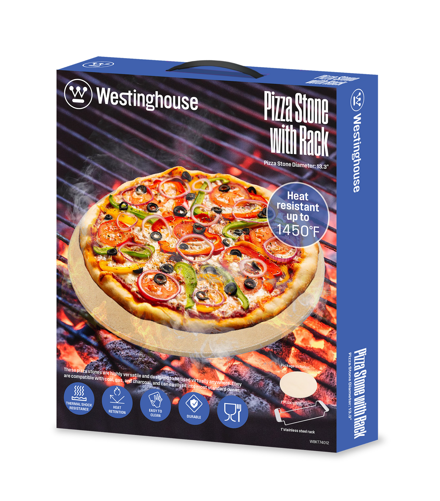 Pizza Stone with Rack