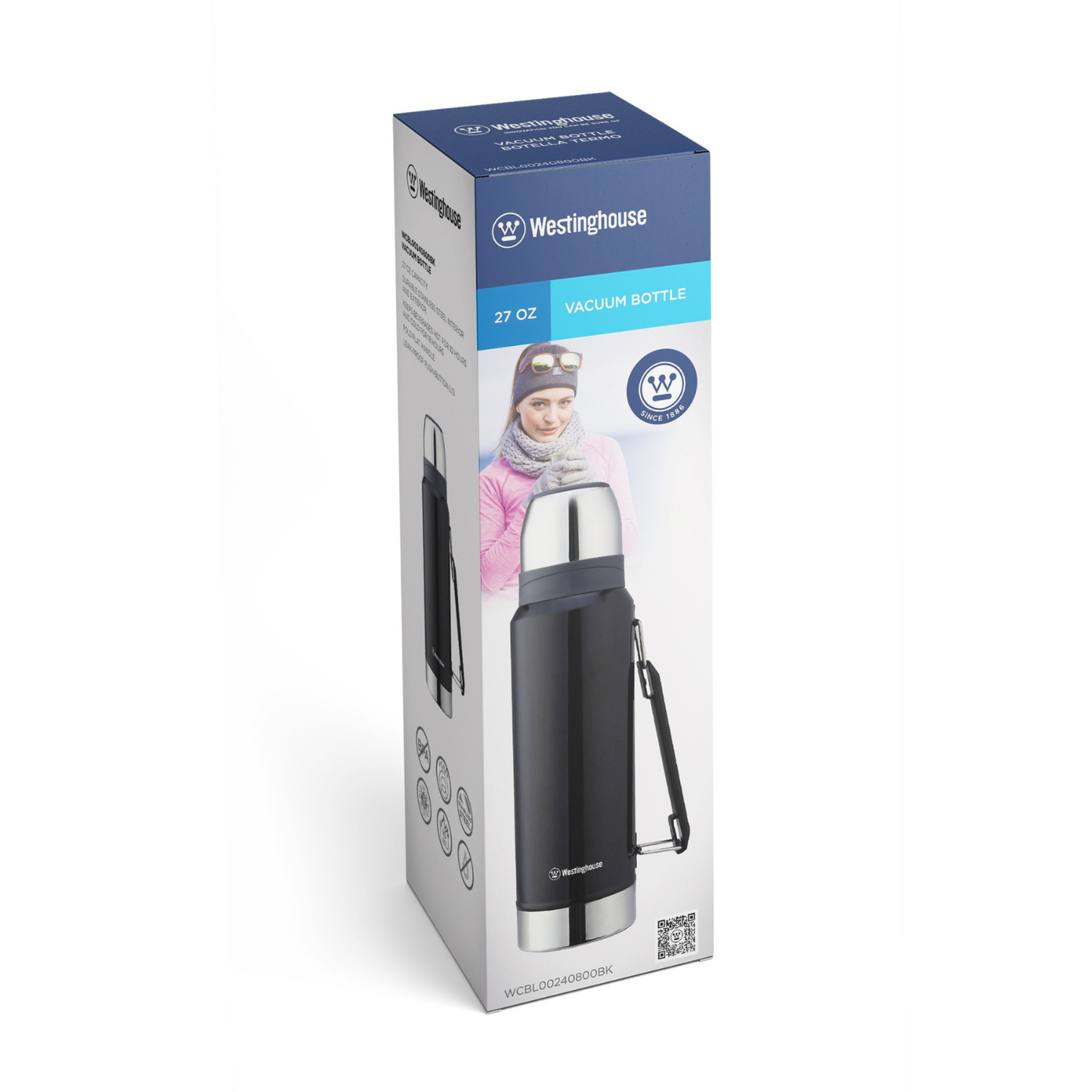 Westinghouse Vacuum Drinking Bottle - Black