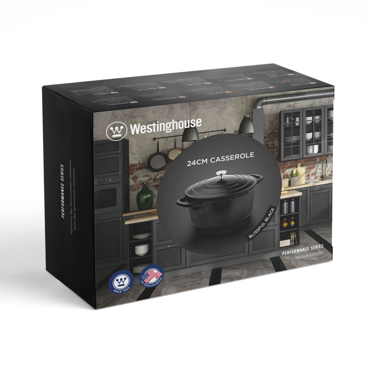 Westinghouse 9.5-Inch Casserole with Lid Performance Series