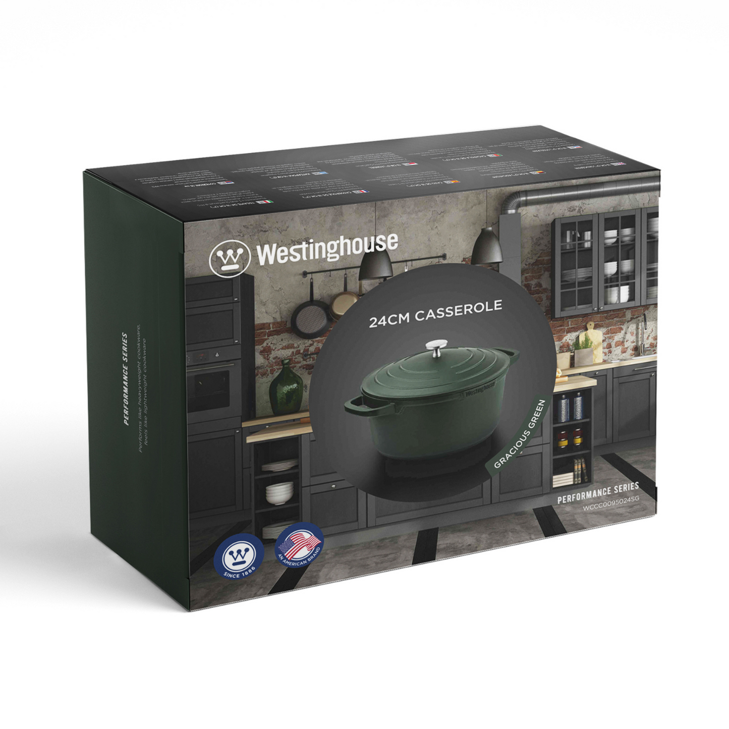 Westinghouse 9.5-Inch Casserole with Lid Performance Series