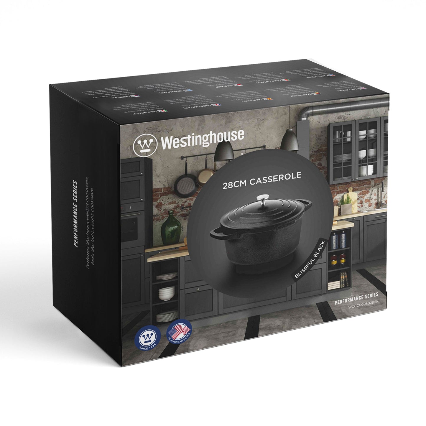 Westinghouse 11-Inch Casserole with Lid - Performance Series