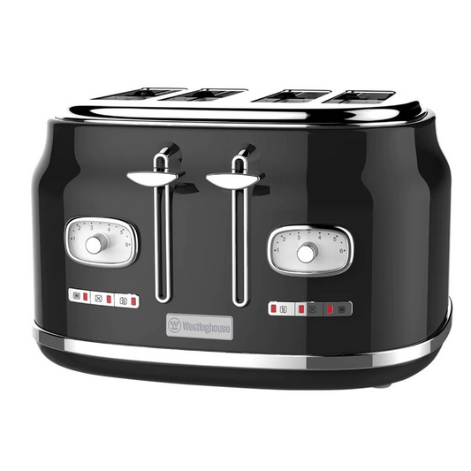 Retro 4 Slice Toaster