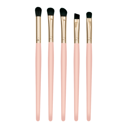 Bling Beauty 5-Piece Professional Makeup Brush Set - Pink